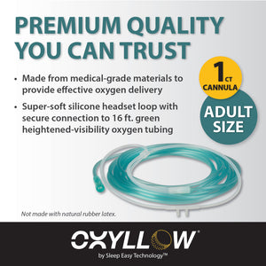 Ultra Soft Oxygen Nasal Cannula with 16 foot Hose