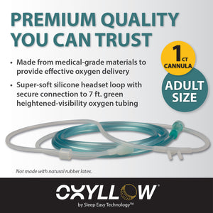 Ultra Soft Oxygen Nasal Cannula with 7 foot Hose